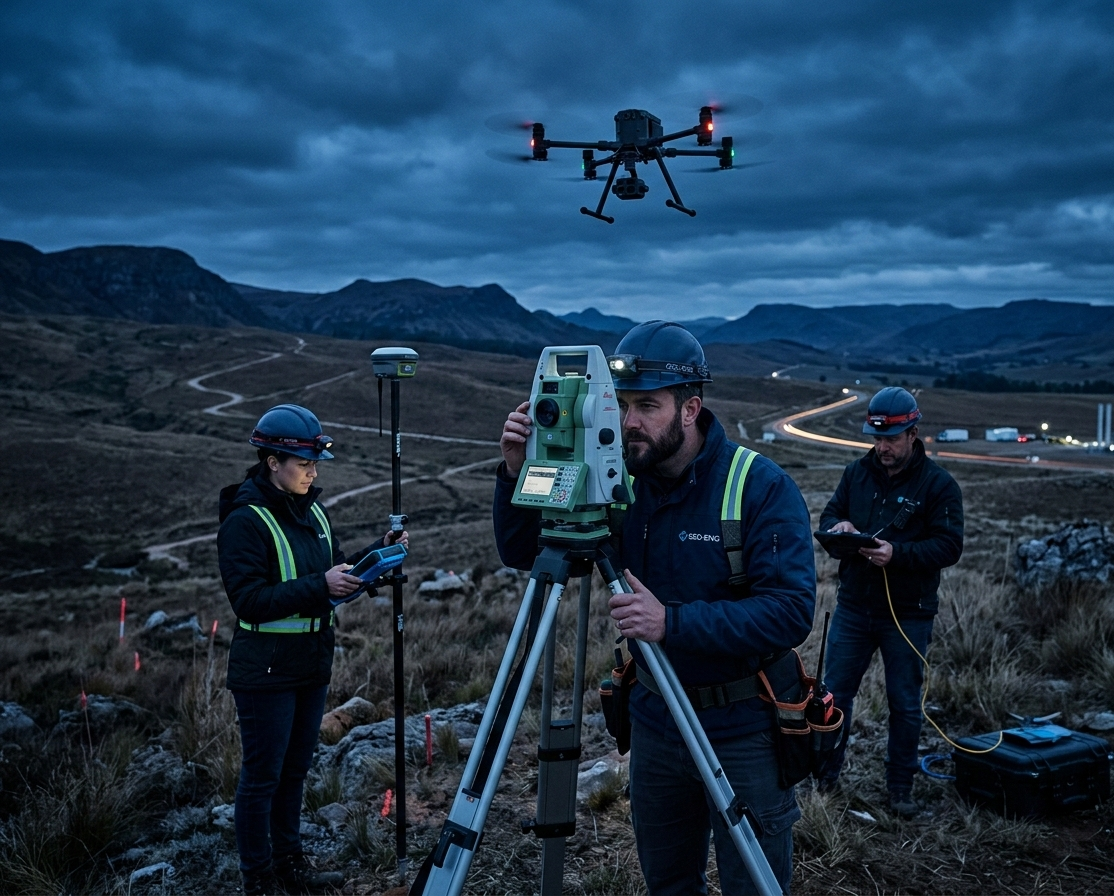 Tecnologia Aplicada à Engenharia: Como a Geomática e a Topografia Elevam a Precisão dos Projetos